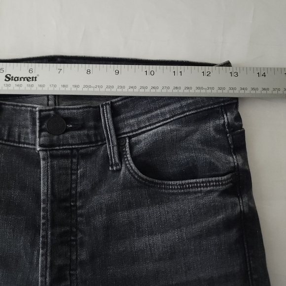 MOTHER The Stunner Ankle Fray Jeans in Friday The 13th - Picture 10 of 12